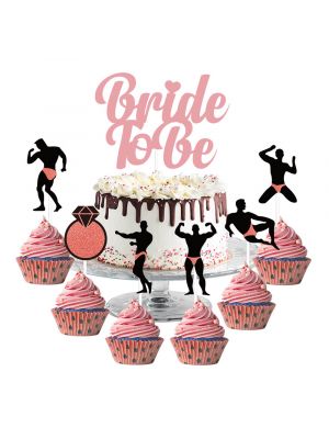 Sexy Hens Party Cupcake Toppers